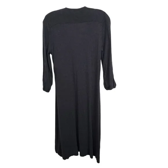 Boden Size 16R 16 Dress Light Knit Sweater Mock Wrap Midi Silk Cashmere Blend - Picture 3 of 12